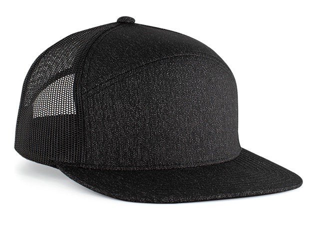 Pacific Headwear 6 - Panel Arch Heather Trucker Snapback