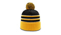 Richardson 134 - STRIPED BEANIE W/ CUFF & POM