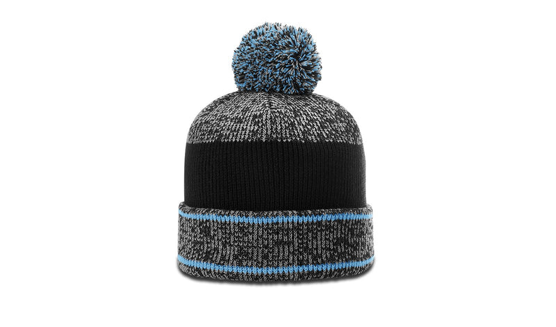 Richardson 148 HEATHERED BEANIE W/ CUFF & POM