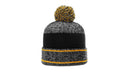 Richardson 148 HEATHERED BEANIE W/ CUFF & POM