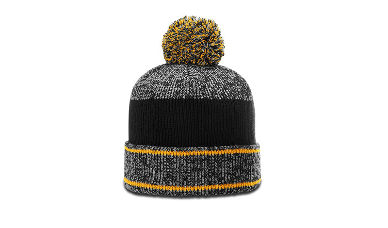 Richardson 148 HEATHERED BEANIE W/ CUFF & POM