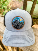 Mountain Range - Leather Patch Hat