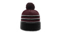 Richardson 134 - STRIPED BEANIE W/ CUFF & POM