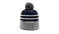 Richardson 134 - STRIPED BEANIE W/ CUFF & POM