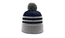 Richardson 134 - STRIPED BEANIE W/ CUFF & POM