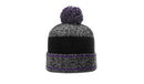 Richardson 148 HEATHERED BEANIE W/ CUFF & POM