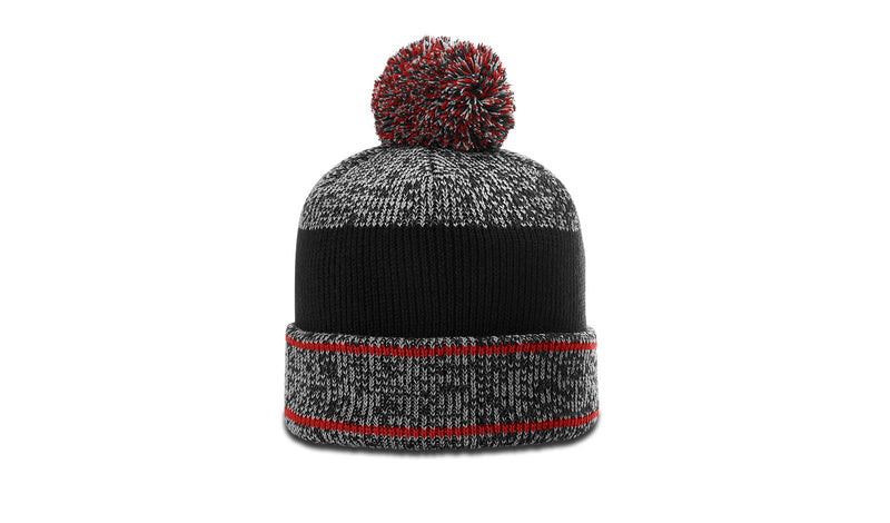 Richardson 148 HEATHERED BEANIE W/ CUFF & POM
