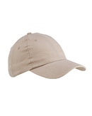 Big Accessories - 6 Panel Brushed Twill Unstructured Cap