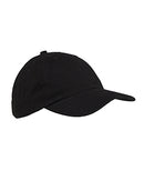 Big Accessories - 6 Panel Brushed Twill Unstructured Cap